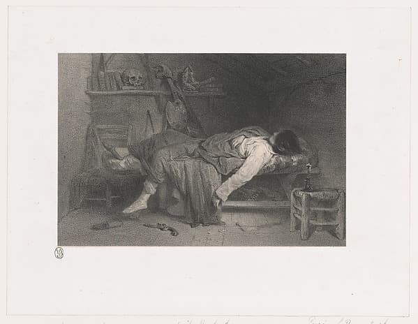 Le Suicide, from "Les Artistes Contemporains", by Eugène Leroux