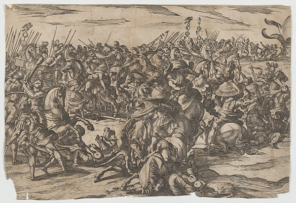 The Death of Camilla, by Antonio Tempesta