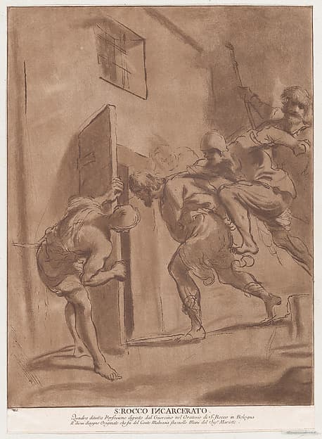 The Incarceration of St. Roch, by Vincenzio Vangelisti
