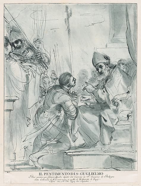 Repentance of St. William, by Vincenzio Vangelisti