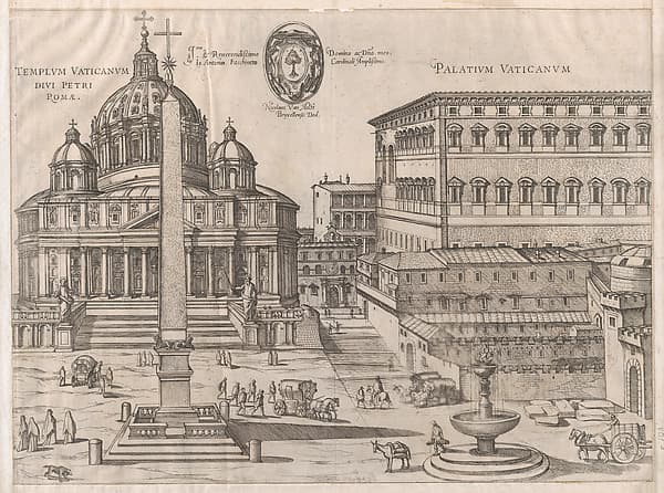 St. Peter's, from "Speculum Romanae Magnificentiae", by Anonymous