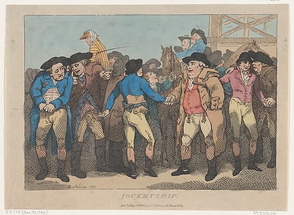 Jockeyship, by Thomas Rowlandson