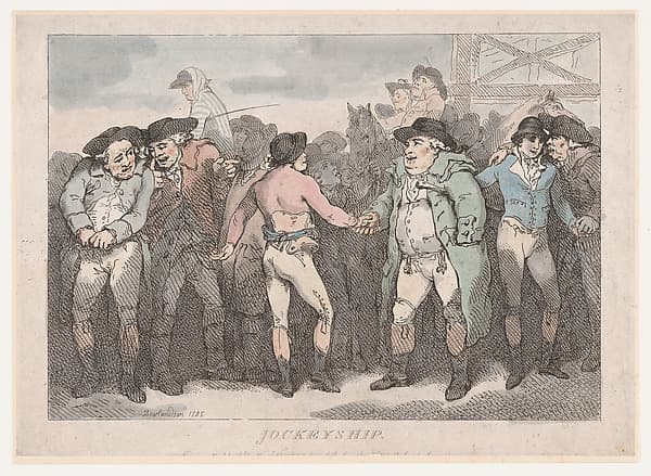 Jockeyship, by Thomas Rowlandson
