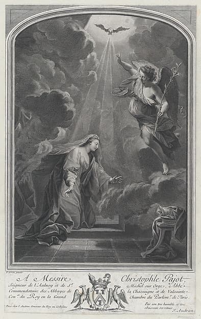 The Annunciation, by Jean Audran