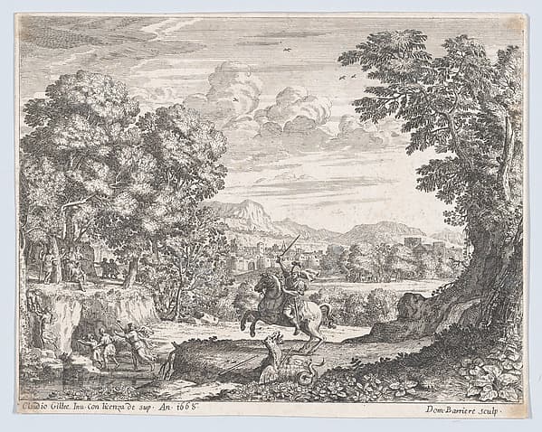 Bellerophon Vanquishing the Chimera, by Dominique Barrière