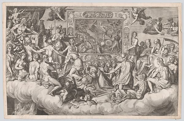 Lament of the Art of Painting (Upper Half), by Cornelis Cort