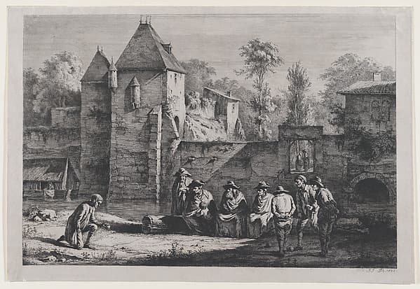 The Old Gate of Vaise, Lyon, by Jean Jacques de Boissieu