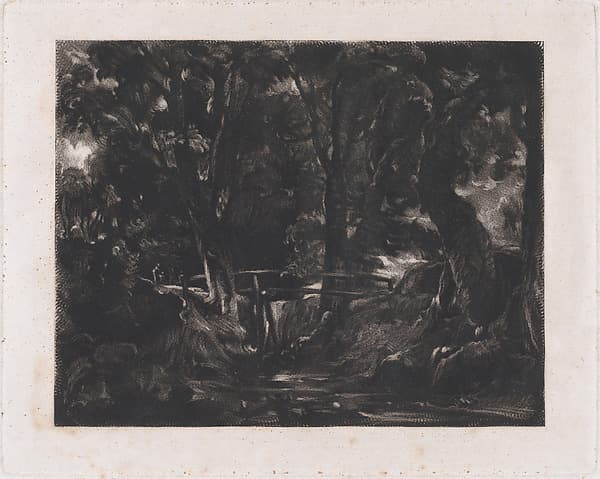 A Dell, Helmingham Park, Suffolk, by David Lucas