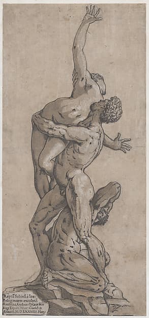 Rape of a Sabine Woman, by Andrea Andreani