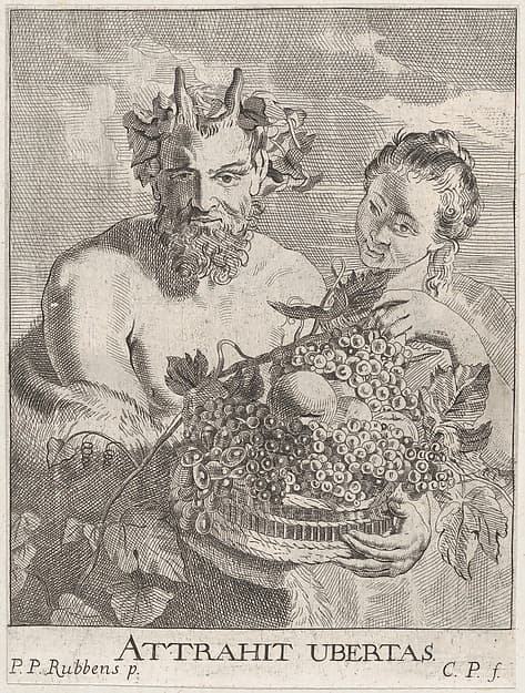 Satyr and Bacchante, by Cornelis van Poelenburch