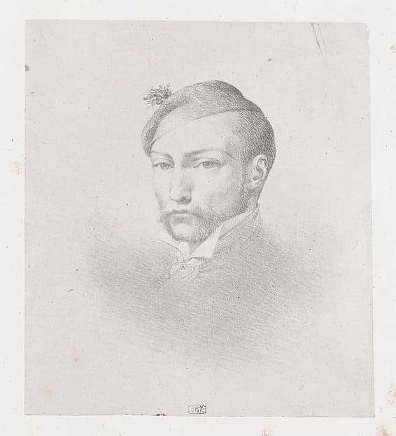 Portrait of Théodore Géricault, by Léon Cogniet