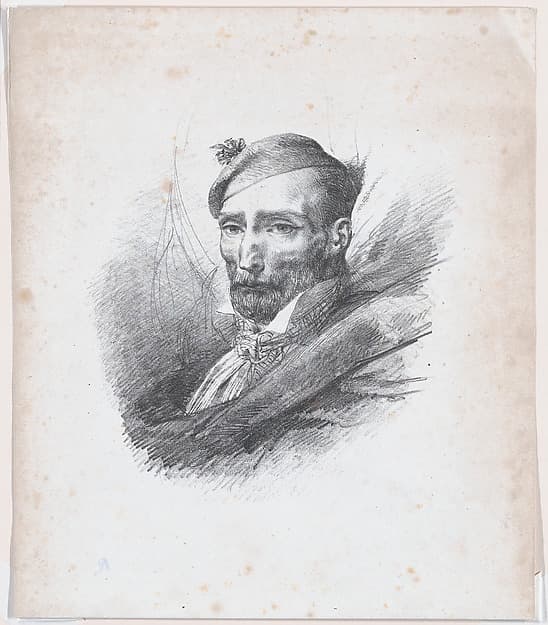 Portrait of Théodore Géricault, by Léon Cogniet