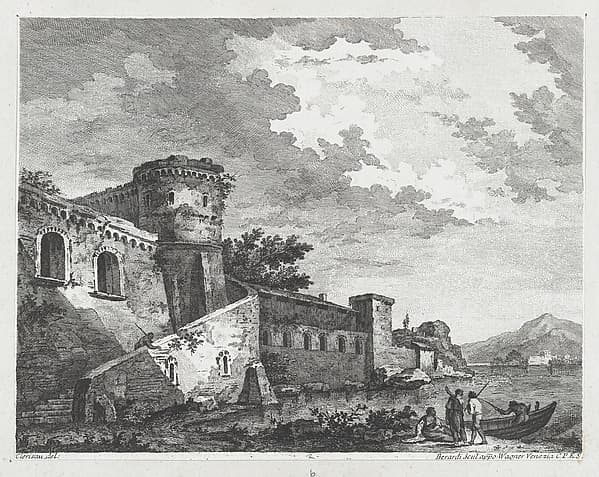 River Scene with Castle, by Fabio Berardi