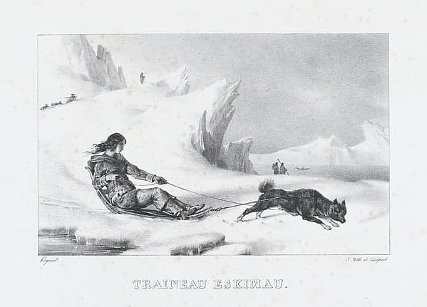 Eskimo Sled, by Léon Cogniet