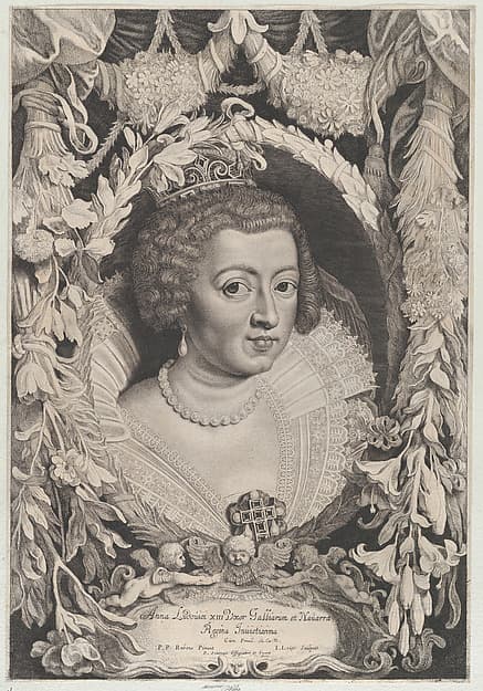 Portrait of Anne of Austria, Queen of France, by Jacob Louys