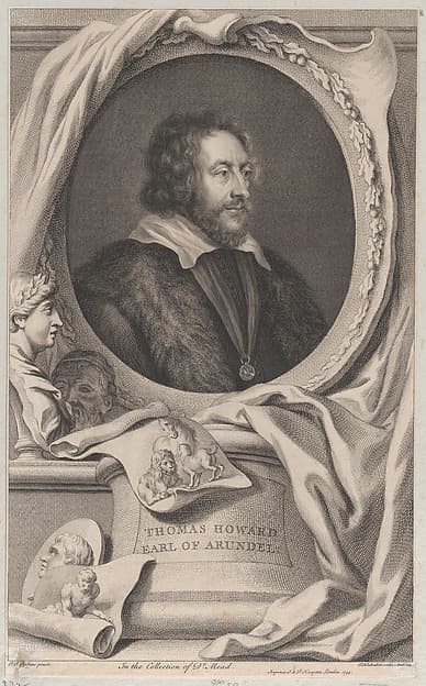 Portrait of Thomas Howard, Earl of Arundel and Surrey, by Jacob Houbraken