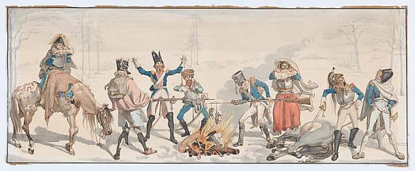Lunch at the Fork (Le Dejeuner à la Fourchette), by Johann Gottfried Schadow