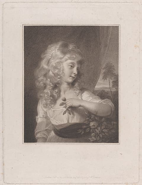 Princess Amelia, by Francesco Bartolozzi