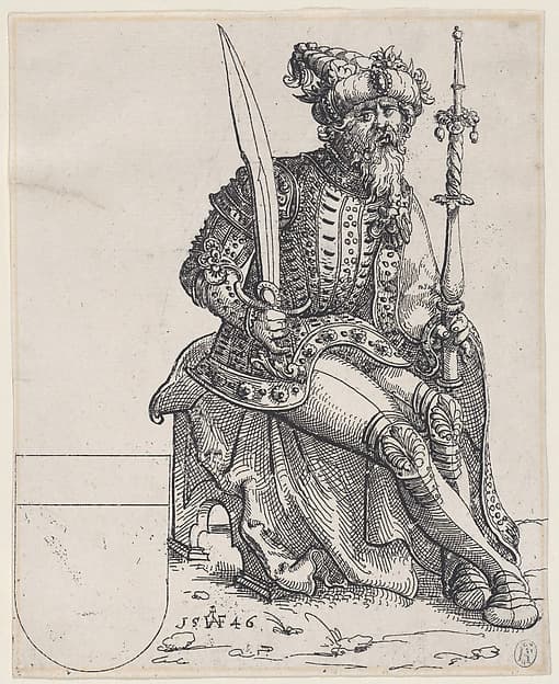 Maximilian I, from Herberstain, Rerum Moscoviticarum Commentarii, by Augustin Hirschvogel