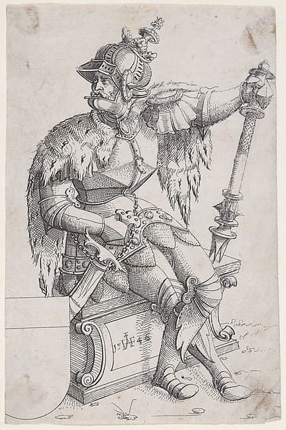 Charles V (Karl V), Emperor, from Herberstains Rerum Moscoviticarum Commentarii, by Augustin Hirschvogel