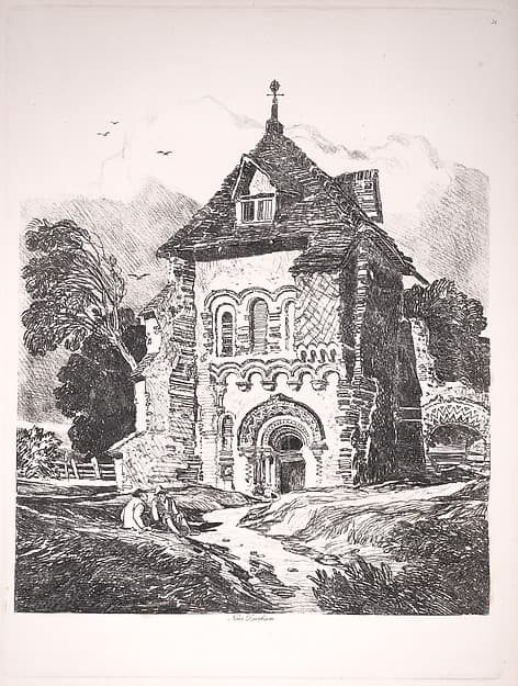 Near Durham, by John Sell Cotman