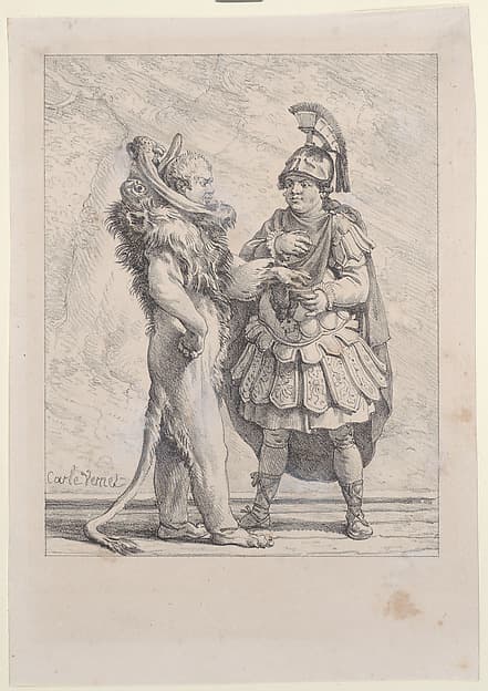 A Pinch of Snuff Behind the Drop, by Carle (Antoine Charles Horace) Vernet
