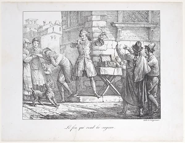 The Fool Who Sells Wisdom, by Carle (Antoine Charles Horace) Vernet