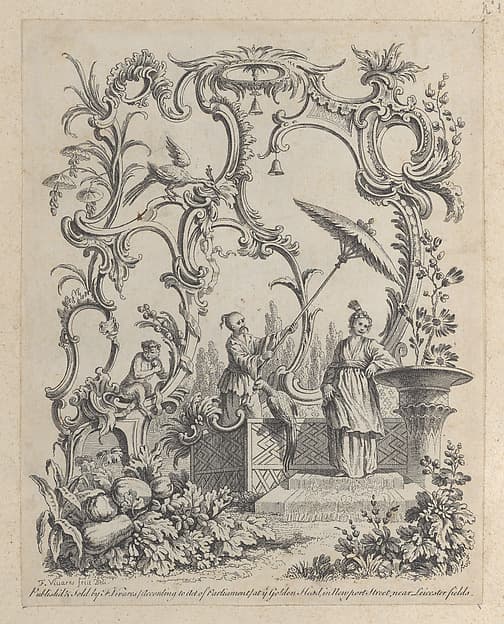 Ornaments Chinois (Bound Collection of Chinoiserie Panels), by François Vivares