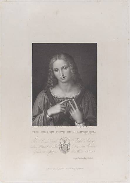 Christ proclaiming the law, by Raphael Morghen