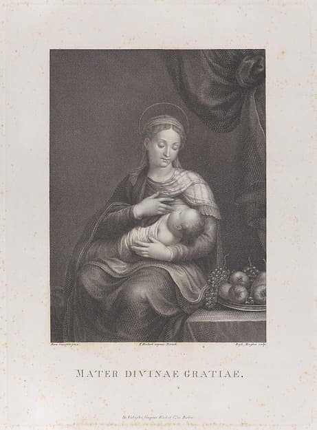 La Madonna del Latte, by Raphael Morghen