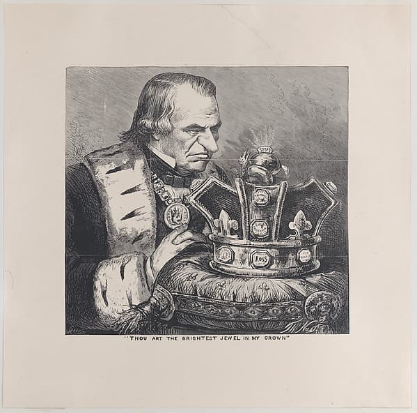 Thou Art the Brightest Jewel in My Crown, by Thomas Nast