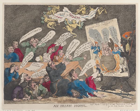 An Irish Howl, by Thomas Rowlandson