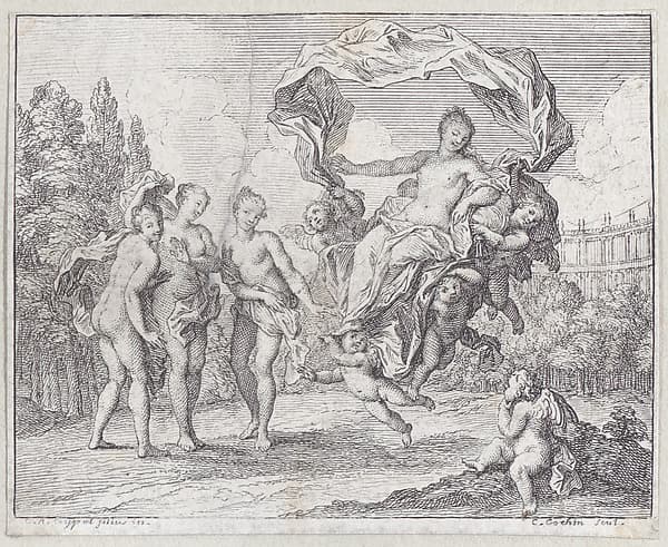 The Graces, Fable VIII in "Fables Nouvelles", by Charles Nicolas Cochin I