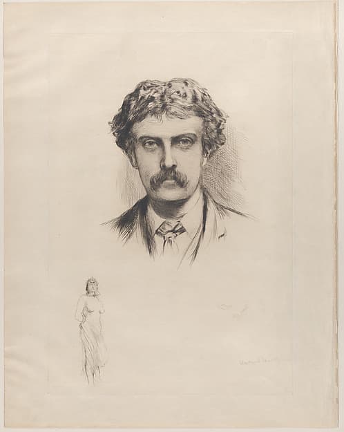 Portrait of Cecil Lawson, by Sir Hubert von Herkomer