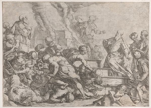 The Sacrifice of Elijah, by Luca Giordano