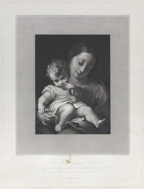 Madonna and Child, by Johann Heinrich Friedrich Ludwig Knolle