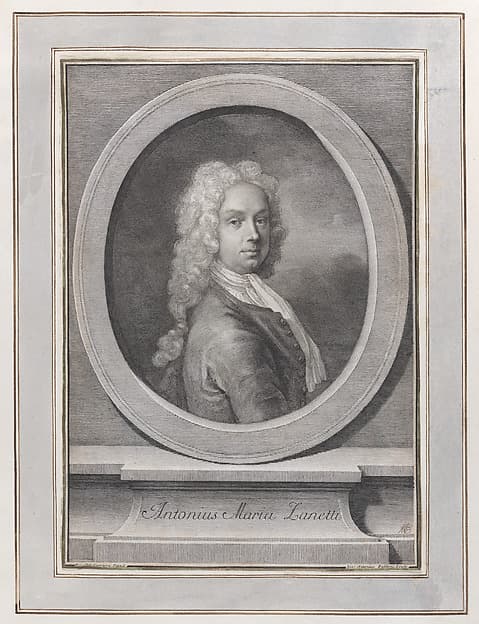 Portrait of Anton Maria Zanetti the Elder, by Giovanni Antonio Faldoni