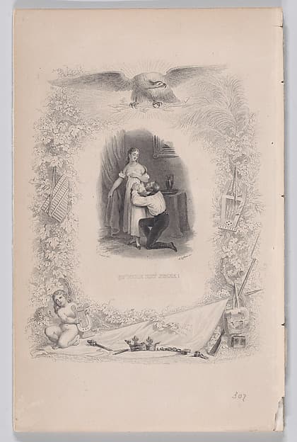 She is Beautiful!, from "The Complete Works of Béranger", by François Grenier