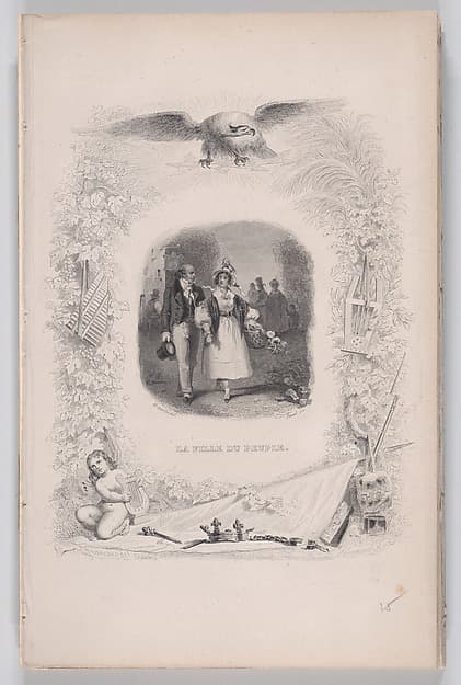 Daughter of the People, from "The Songs of Béranger", by J. J. Grandville