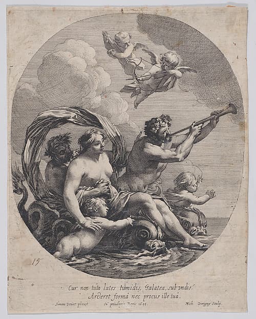 Triumph of Galatea, by Michel Dorigny