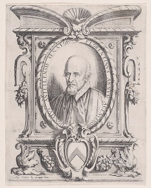Portrait du Sénateur Donato dell'Antella (Portrait of Senator Donato dell'Antella), by Jacques Callot