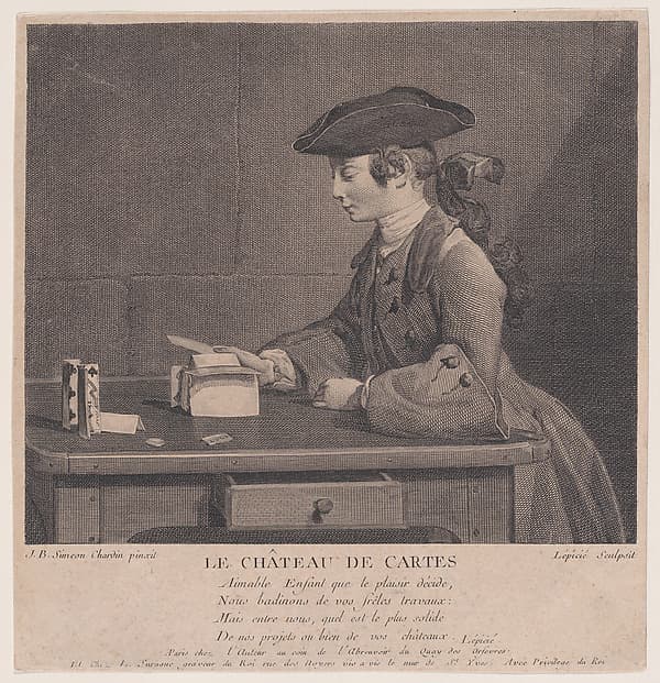 The Castle of Cards, by Nicolas Bernard Lépicié