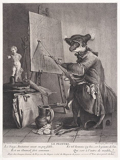 The Painter, by Louis Surugue