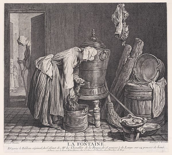 La Fontaine, by Charles Nicolas Cochin I