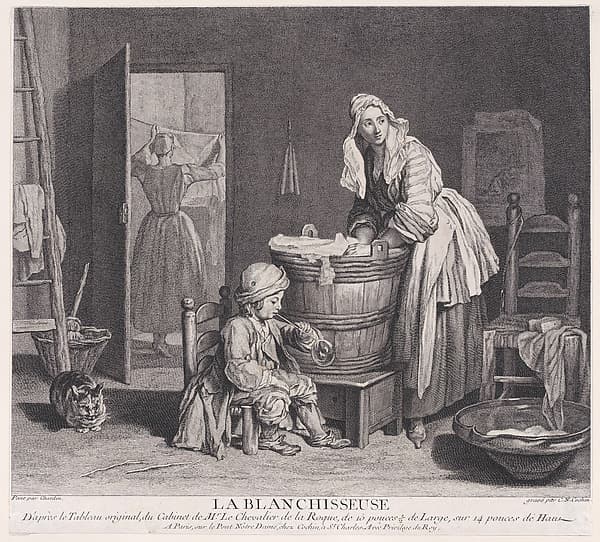 The Washerwoman, by Charles Nicolas Cochin I