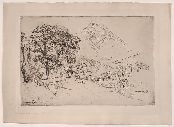 Scotch Firs, Inveroran, by Sir Francis Seymour Haden