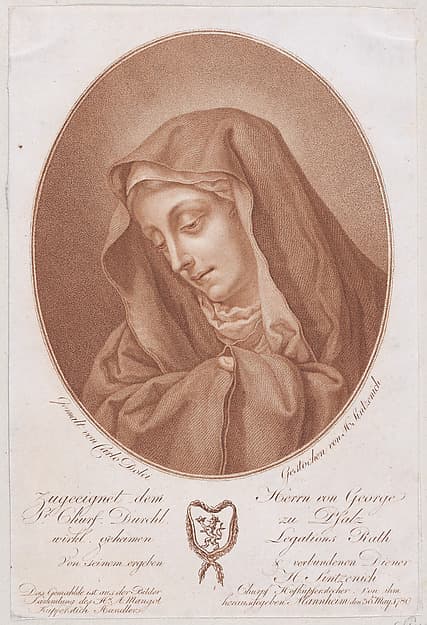 Head of the Madonna, by Heinrich Sintzenich