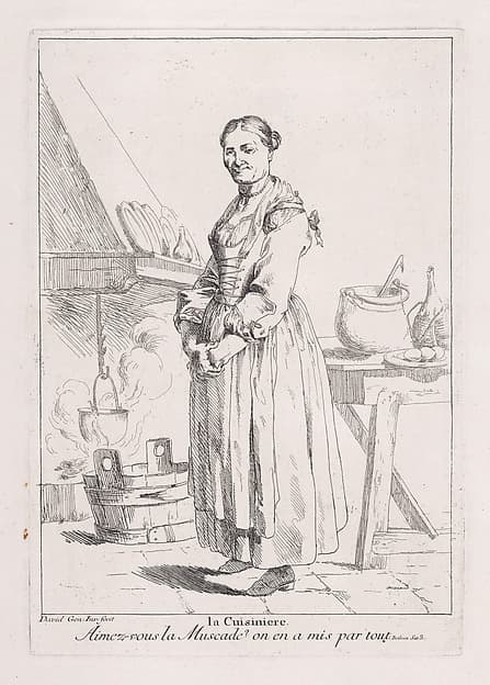 The Cook, from "Divers Portraits", by Giovanni David