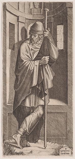 St. James Major, from "Christ, the Twelve Apostles and St. Paul", by Lambert Suavius