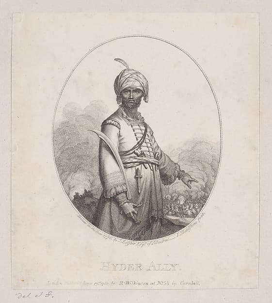 Hyder Ally, by James Gillray